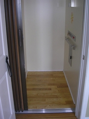 Interior of elevator