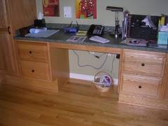Accessible kitchen desk